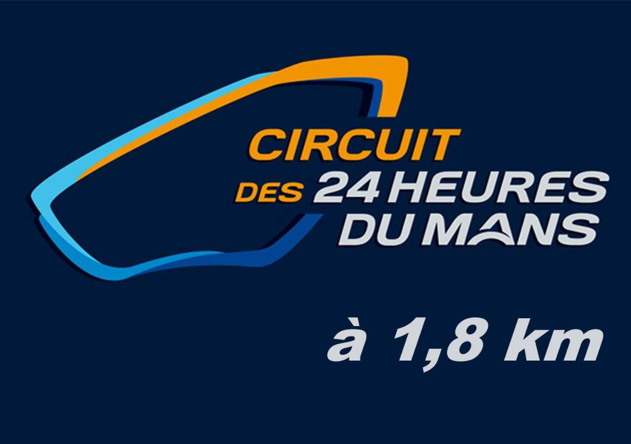 24 Fois Plus - Circuit Des 24 H A 10 Mn - 2 Chambres, 4 Personnes & Cuisine Le Mans Exteriör bild